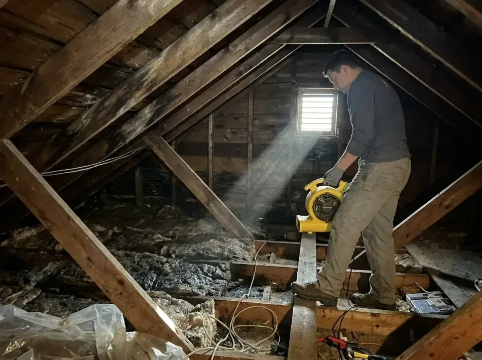 attic-water-damage-drying-proc-007 — frequently asked questions, Emergency Water Extraction & 24/7 Flood Response in Thrusto…